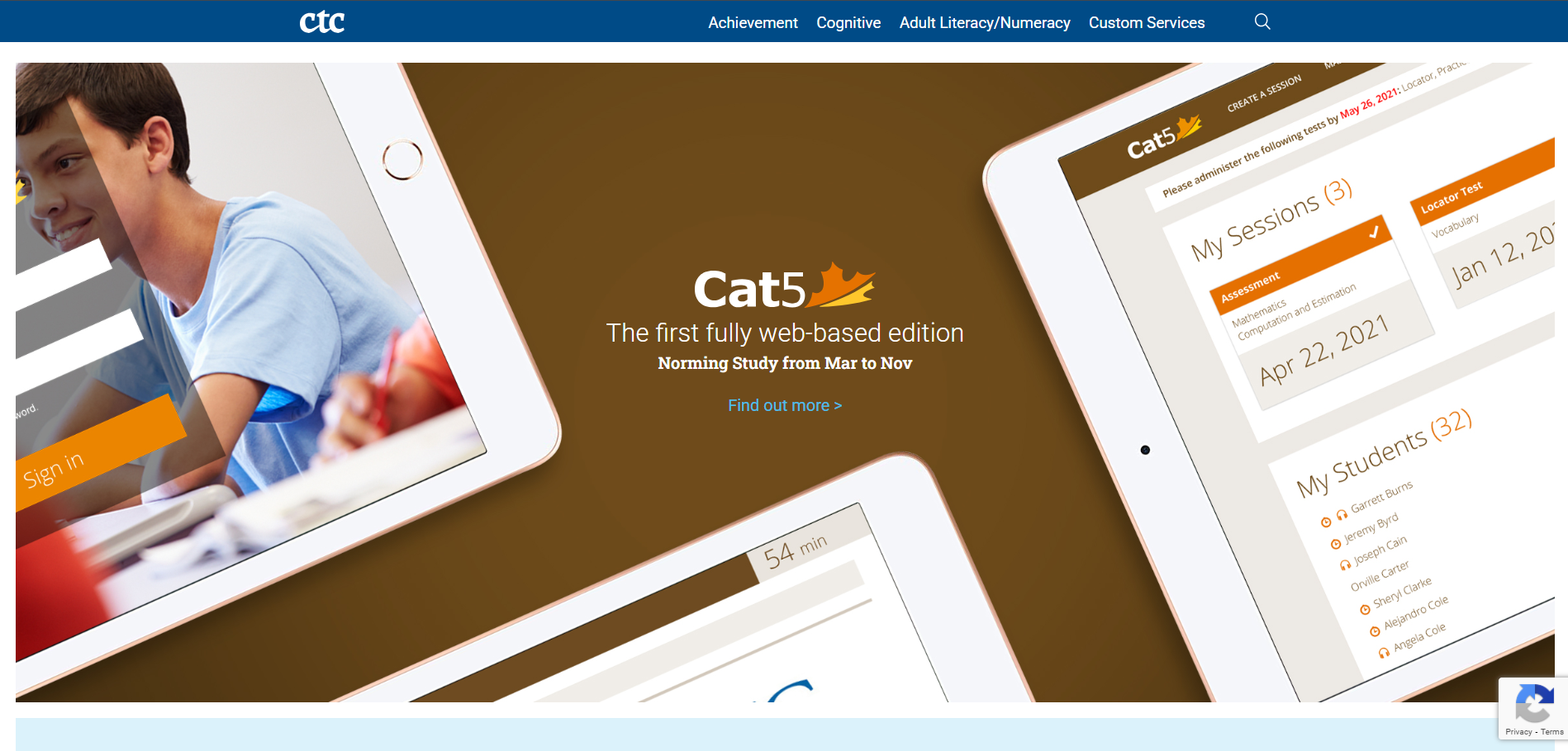 Screenshot of CanadianTestCentre.com